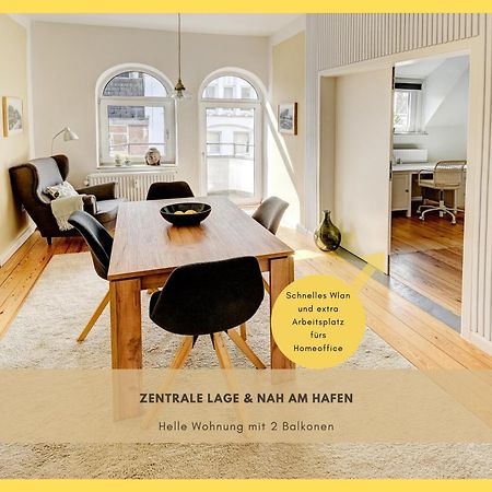 Mittendrin - Apartment Mit 2 Balkonen Sehr Zentral フレンスブルク エクステリア 写真